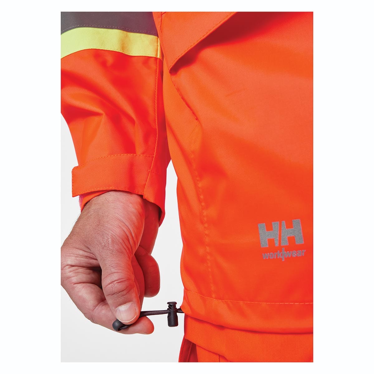 Bright Orange Helly Hansen ANSI Class E Alta Shell Hi-Vis Jacket CSA-Compliant