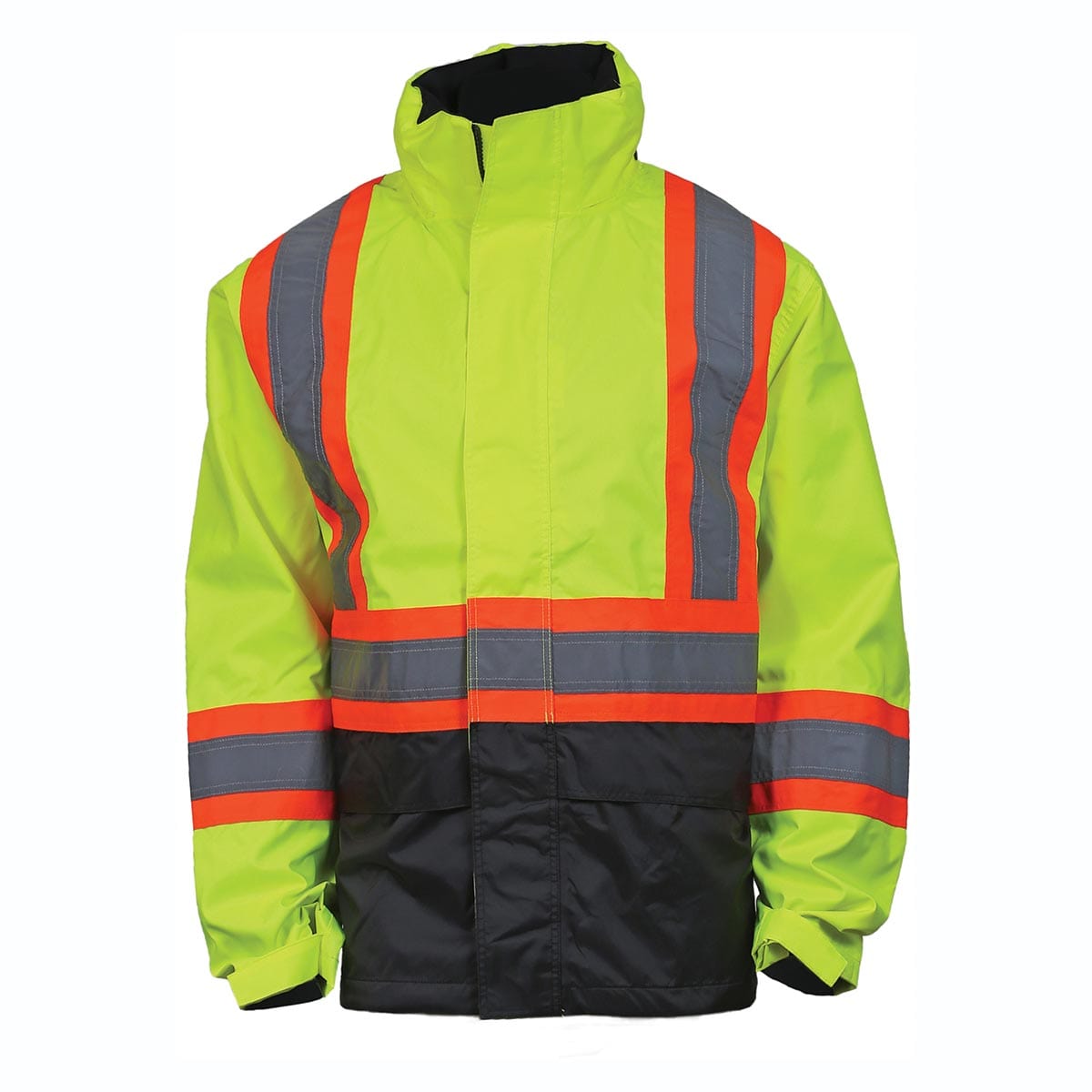 Brite Yellow Helly Hansen ANSI Class E Alta Shell Hi-Vis Jacket CSA-Compliant