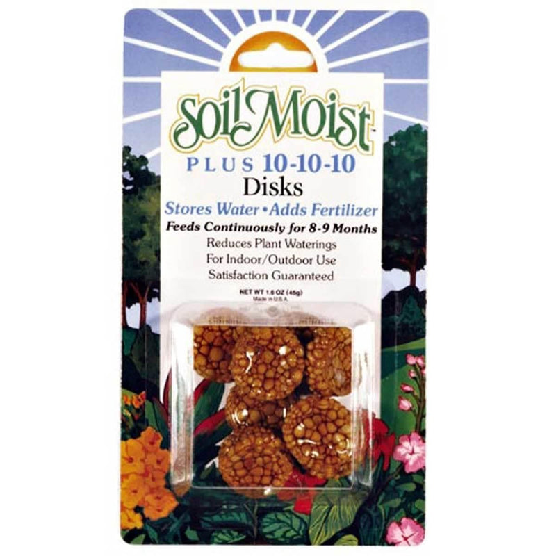 2" Disk Soil Moist w/ 10-10-10, pkg. of 100