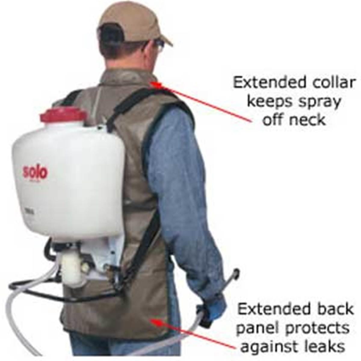 Spray Vest™ Backpack Sprayer Leakage Protection Vest