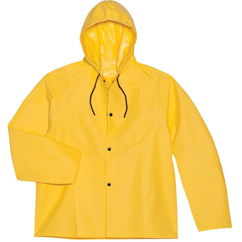 Tri Weave® FR 30" Hooded Rain Jacket, Yellow