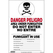Gemplers Bilingual Warning Sign for Fumigant Applications, 14