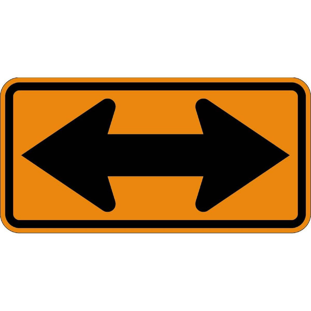 Two-way Arrow Traffic Direction Sign