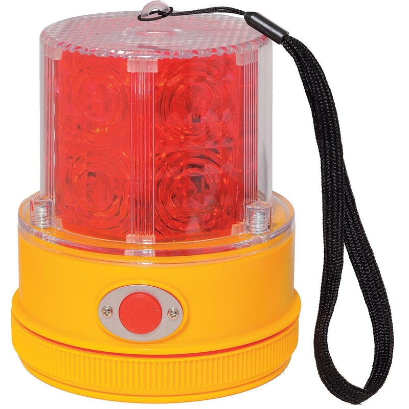 North American Signal Ultra-Bright, 24 LED Battery-Powered Strobe Light, Red / Clear by Gemplers