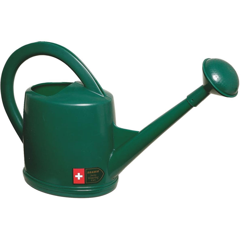 Heavy-Duty Plastic Watering Can with Plastic Rose, 1-3/4 gal.