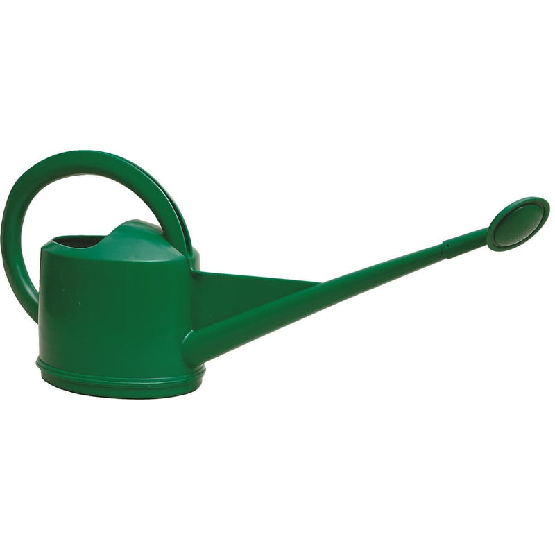 1-1/3 Gal. Heavy-Duty Plastic Watering Can with Plastic Rose Spout