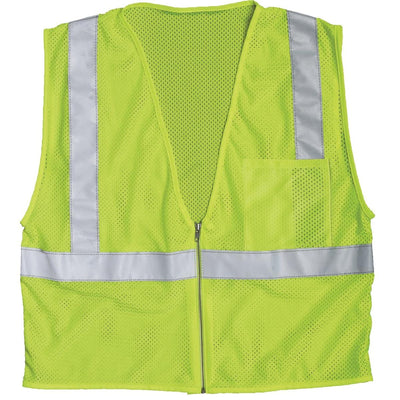 Lime Kishigo ANSI Class 2 Ulta-Cool Mesh 1-Pocket Hi-Vis Safety Vest