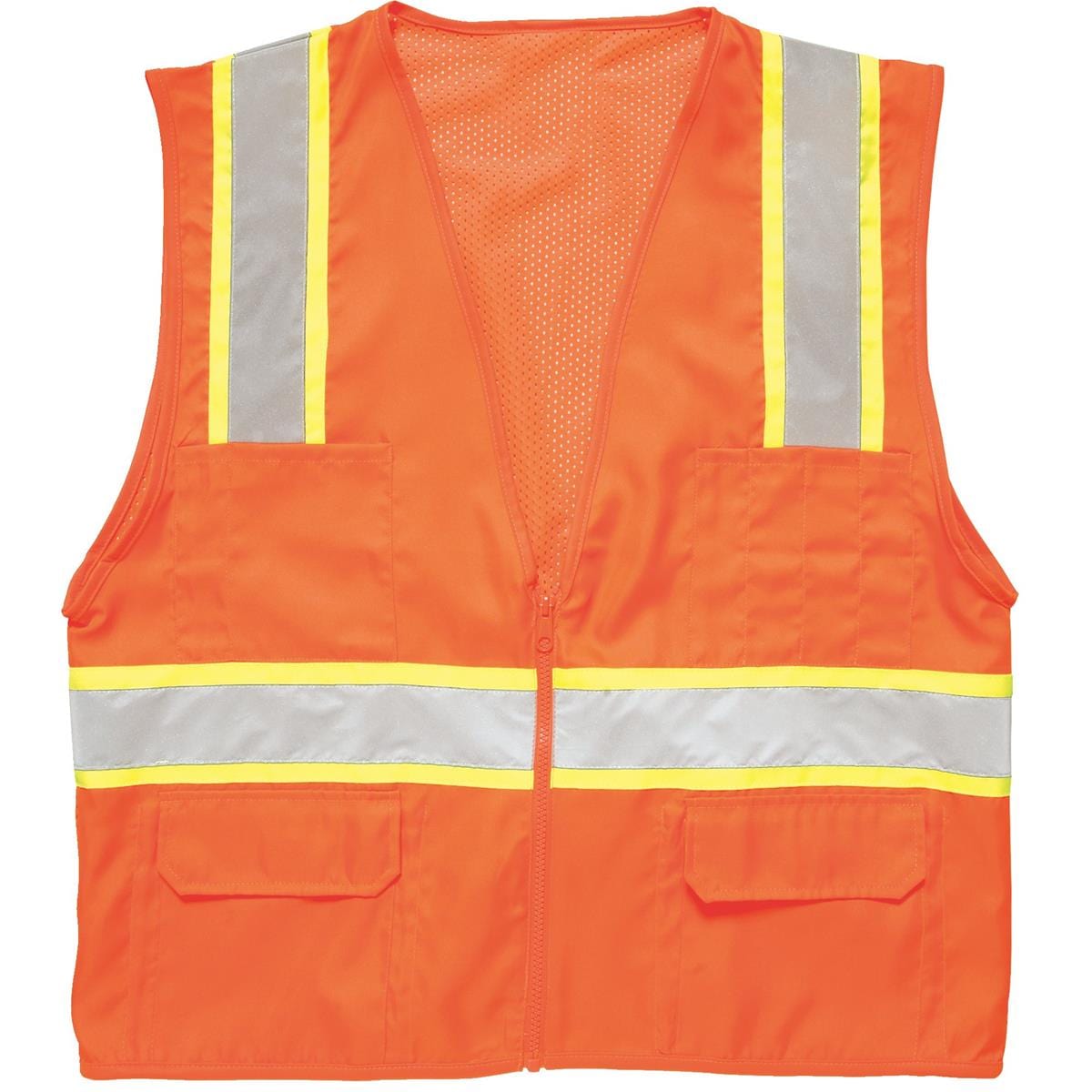 Orange Kishigo ANSI Class 2 Ultra-Cool Hi-Vis Surveyor's Safety Vest