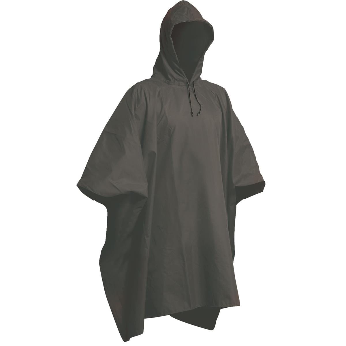 Black Air Weave Breathable Polyurethane Rain Poncho