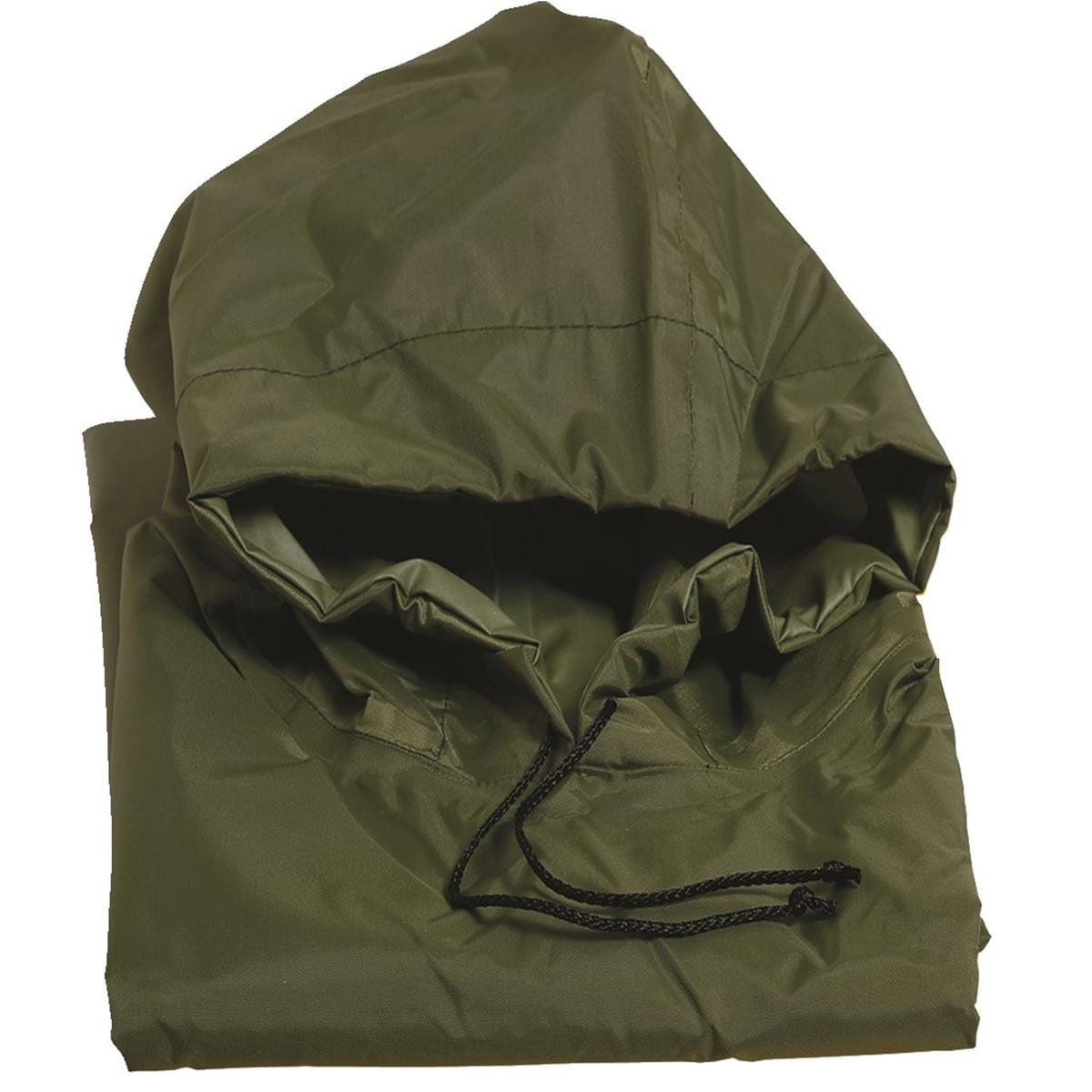 Green Air Weave Breathable Polyurethane Rain Poncho