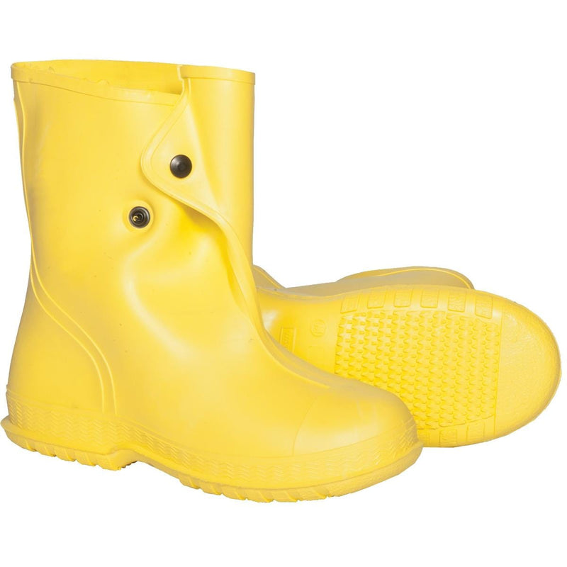 Dunlop 10"H PVC Overboots, Yellow