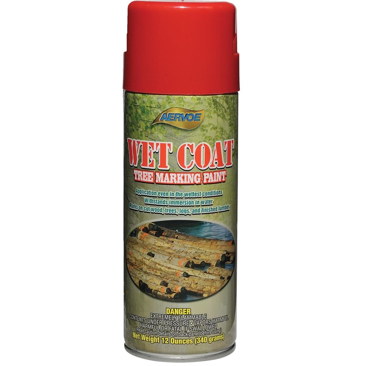 Red Aervoe Wet Coat Tree Marking Paint