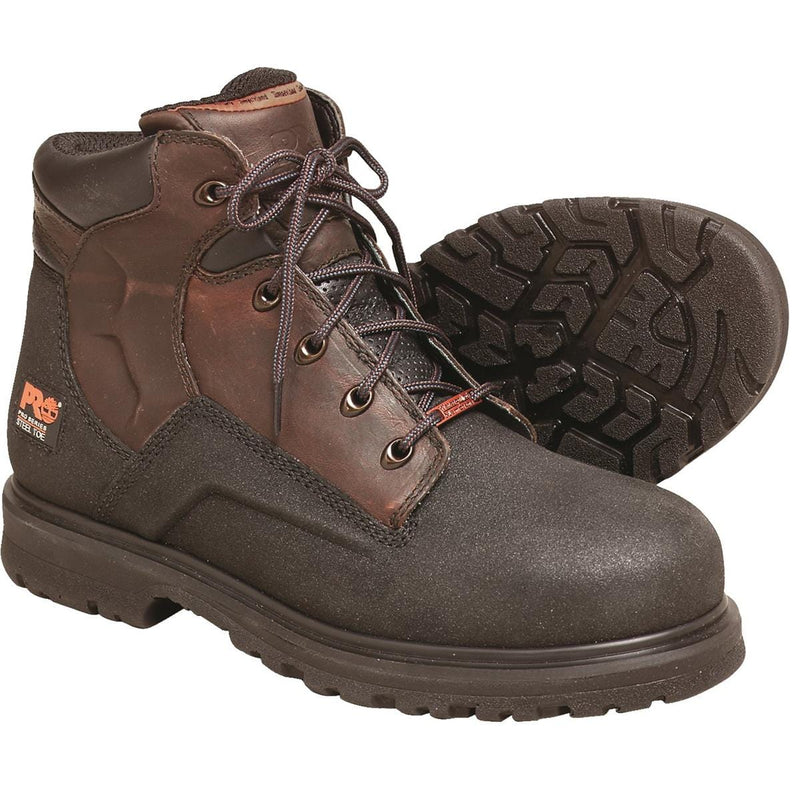 Timberland Pro PowerWelt 6"H Steel Toe Leather Work Boots