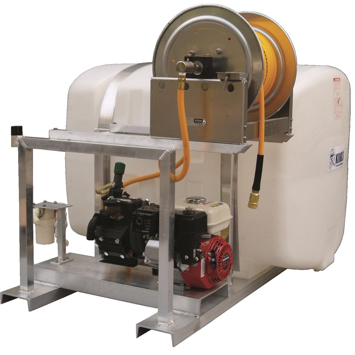 herbicide skid sprayer Kings 200-Gallon Skid Sprayer with Hose Reel, 151142