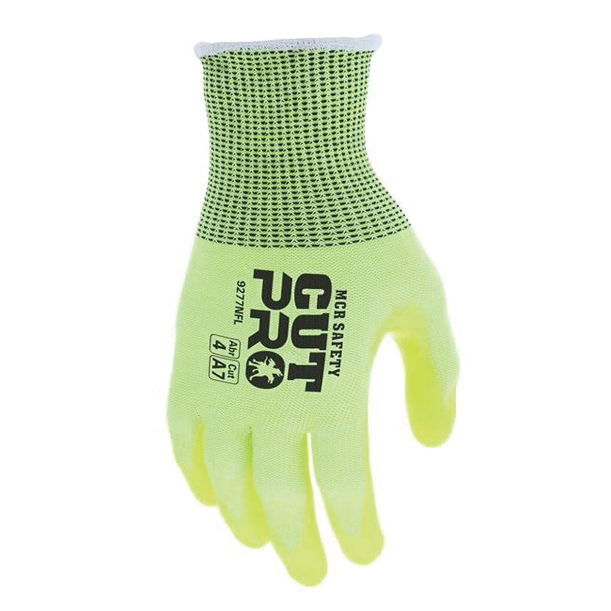 MCR Safety Cut Pro 13 Gauge Hypermax Shell NFT Coated Hi-Vis Gloves