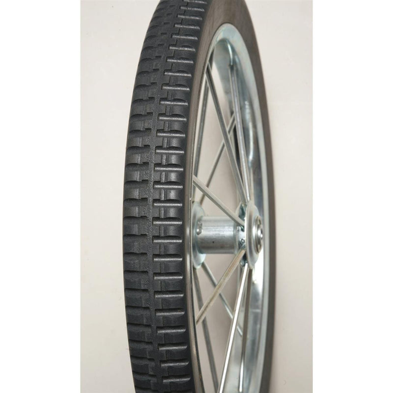 Solid Polyurethane Cart Tire Wheel Assembly With 5/8" Bearing