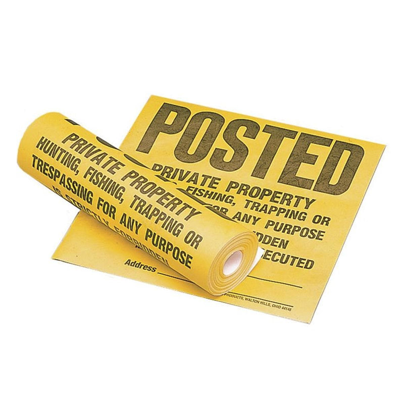 HY-KO PRODUCTS 12" x 12" Tyvek® Sign - "Private Property"