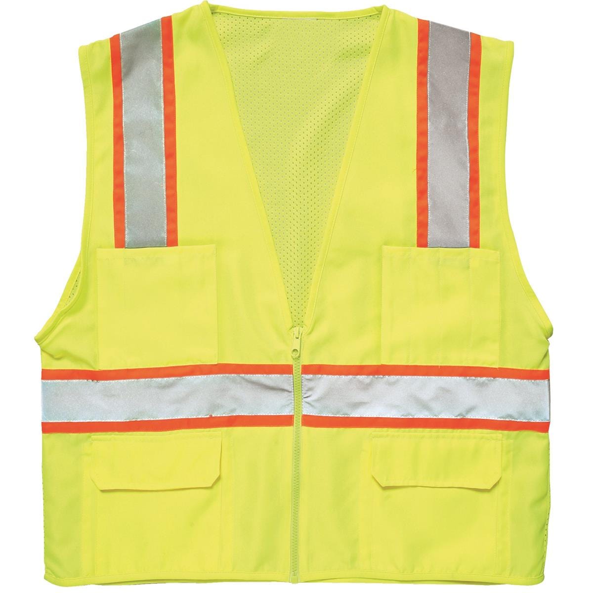Lime Kishigo ANSI Class 2 Ultra-Cool Hi-Vis Surveyor's Safety Vest