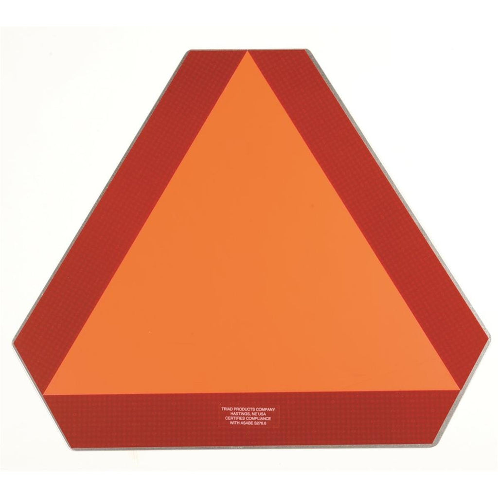 TRIAD PRODUCTS Slow-Moving Vehicle Placard