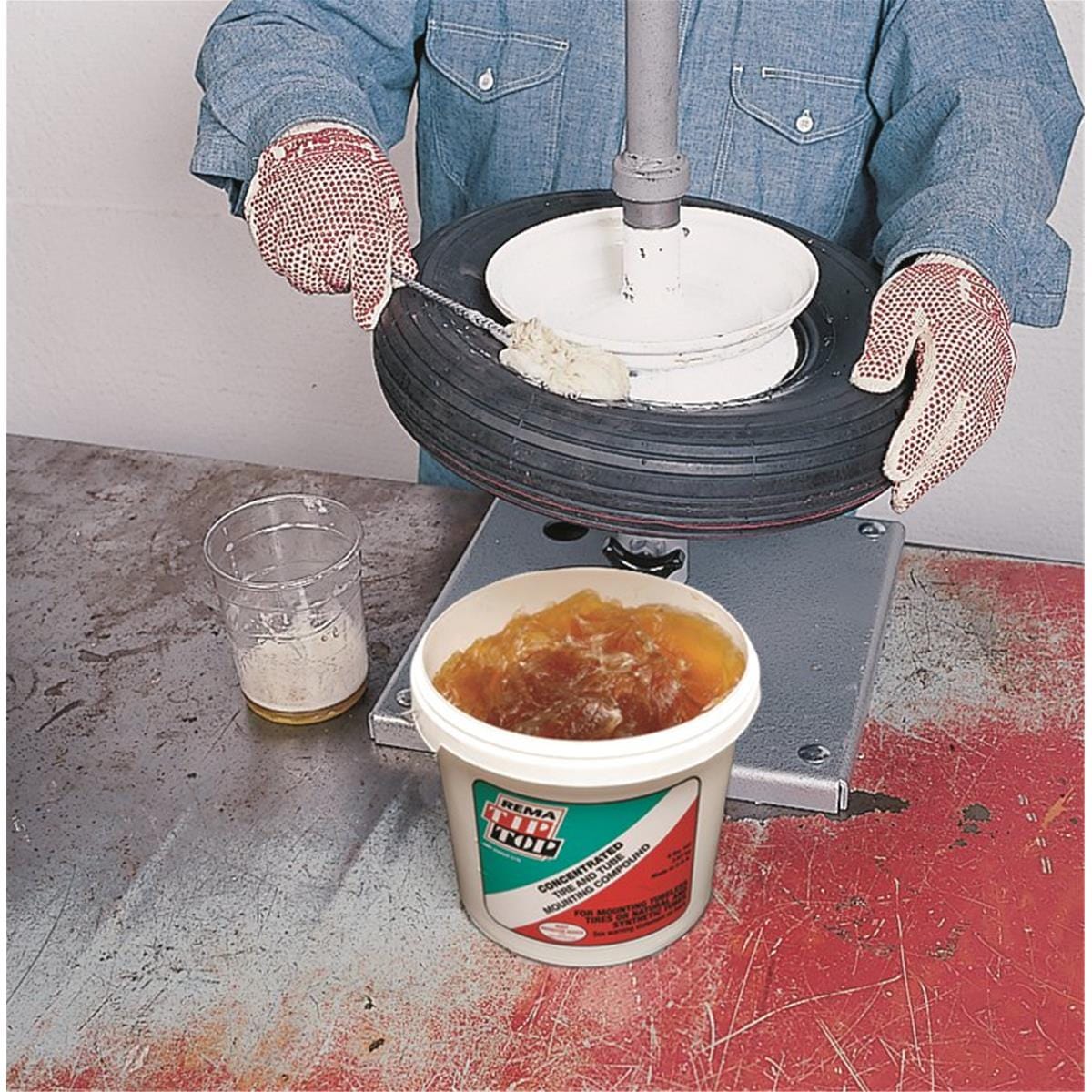 Rema Tip Top 75 Universal Tire Mounting Paste 7.7 Lb Tall Pail Of Bead