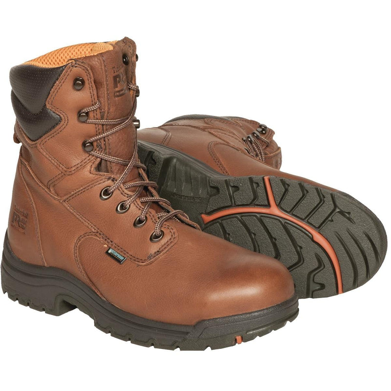 Timberland Pro 8"H Alloy Toe Waterproof Work Boots
