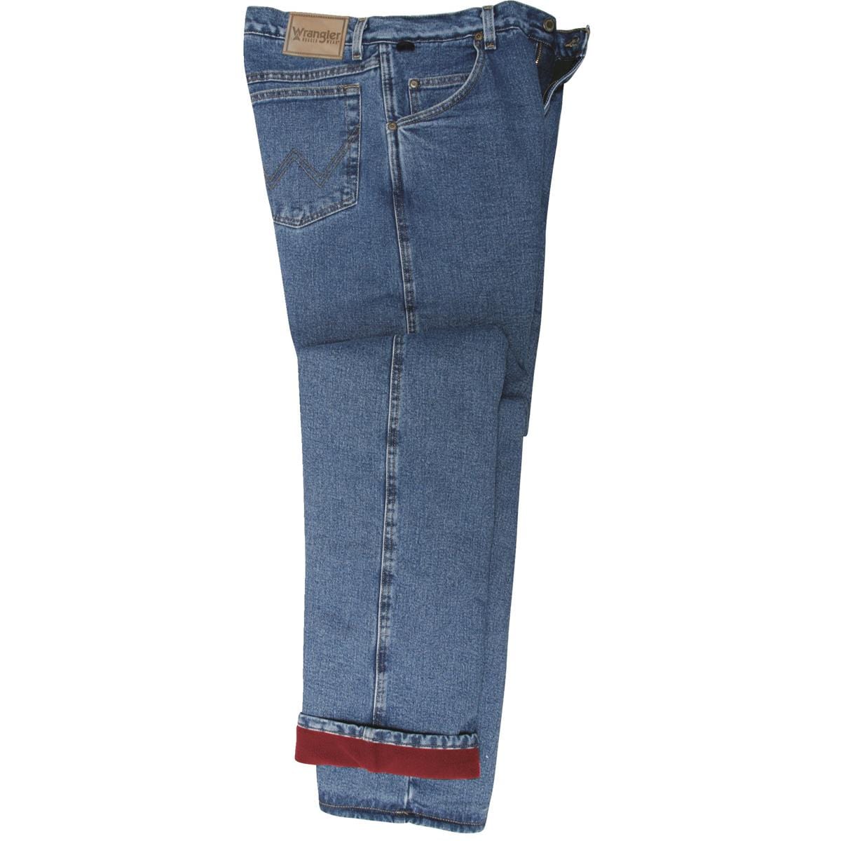 Blue Wrangler Rugged Wear Thermal Jeans