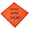 "Road Work Ahead" Roll-up Traffic Control Sign