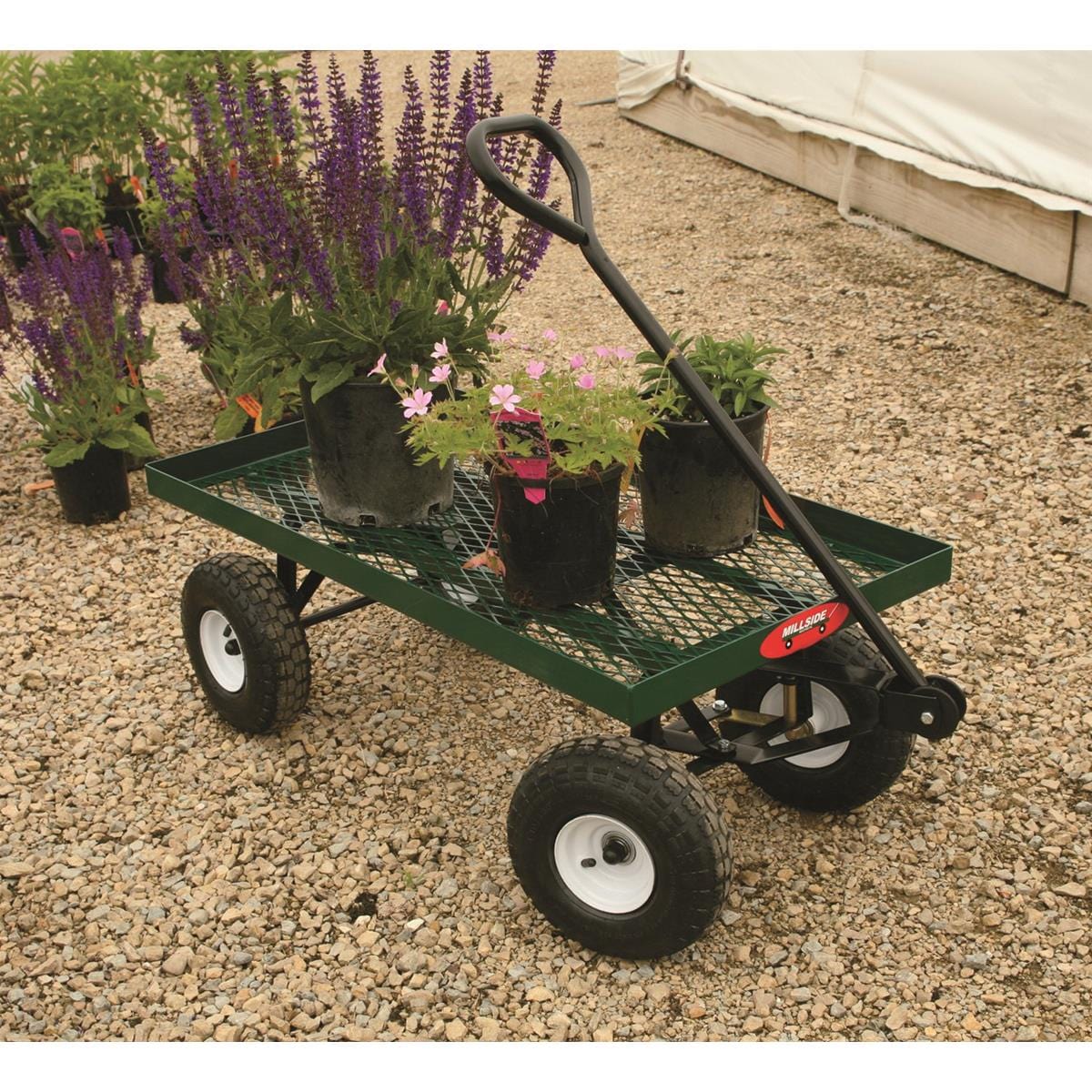 Millside Metal Deck Nursery Wagon