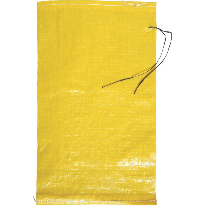 Woven Plastic Bags with Tie, 14"W x 24"L