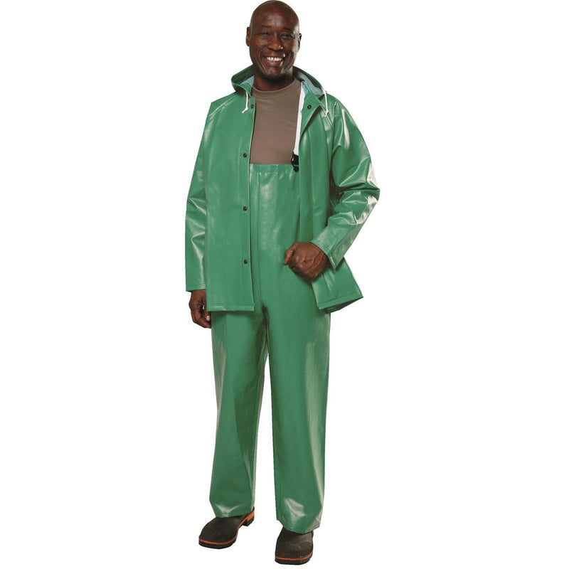 Chemical-Resistant Jacket with Attached Hood