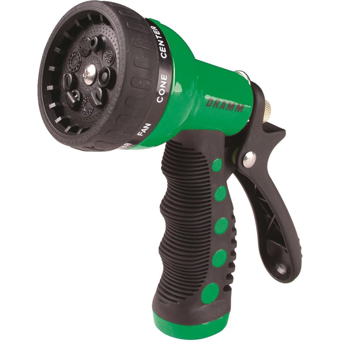 garden hose nozzles & spray guns Revolution 9-Pattern Spray Gun, Green by AM Leonard