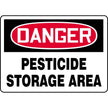 Danger / Pesticide Storage Area Sign