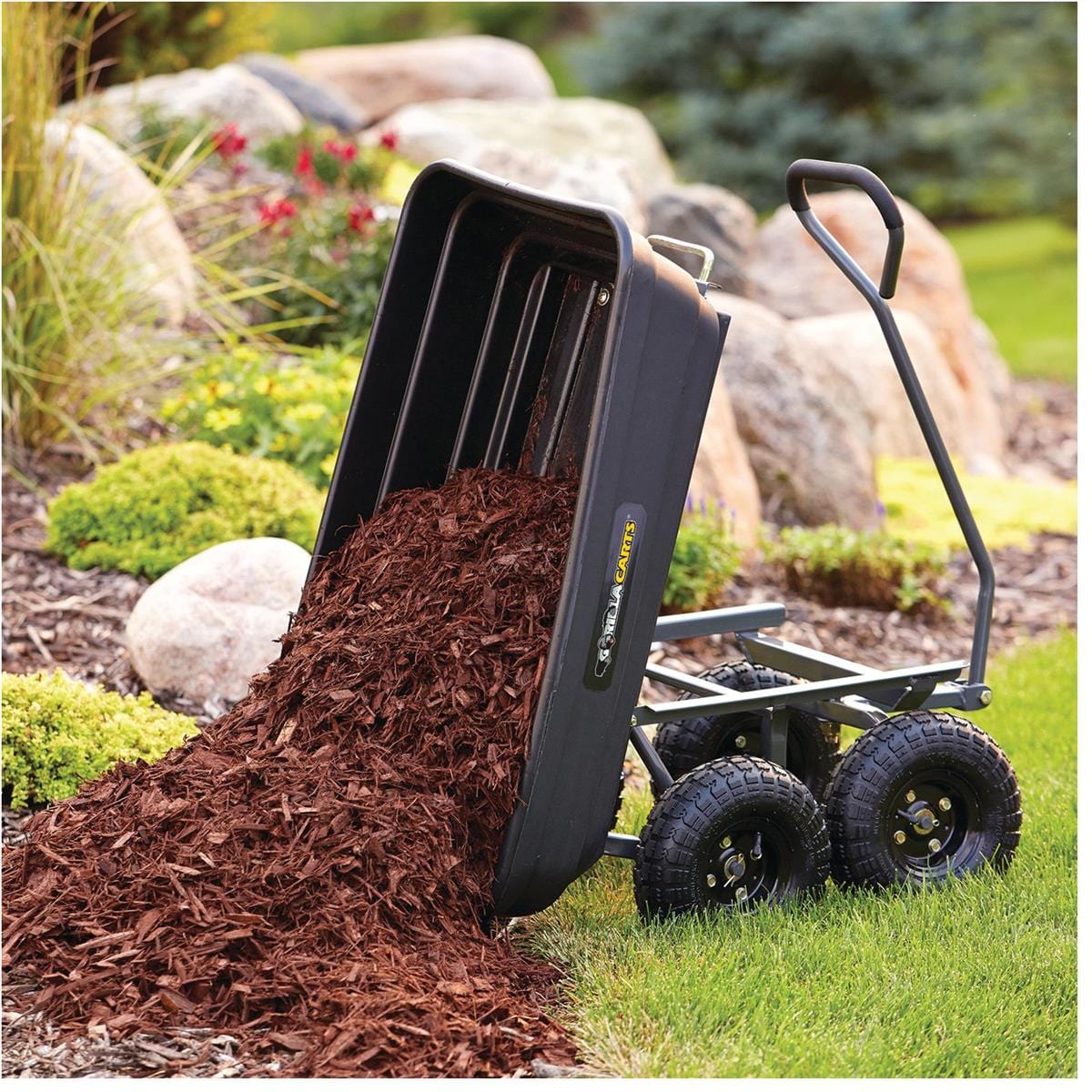 Gorilla Dump Cart, 600-lb. Capacity
