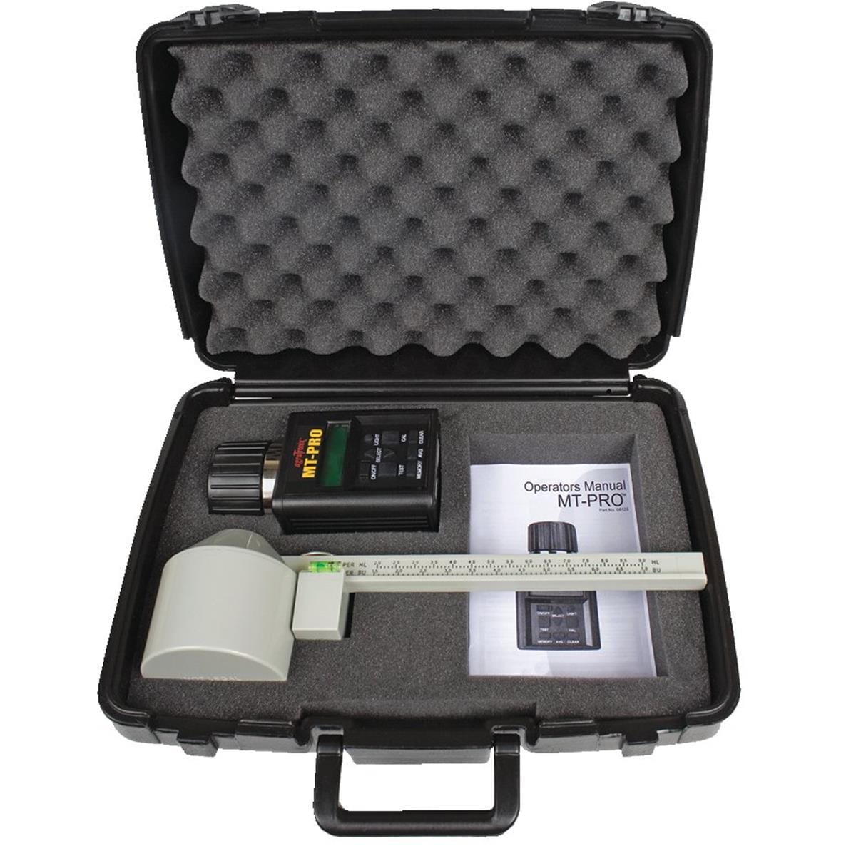 Agratronix Portable Grain Moisture Tester Kit in the storage case