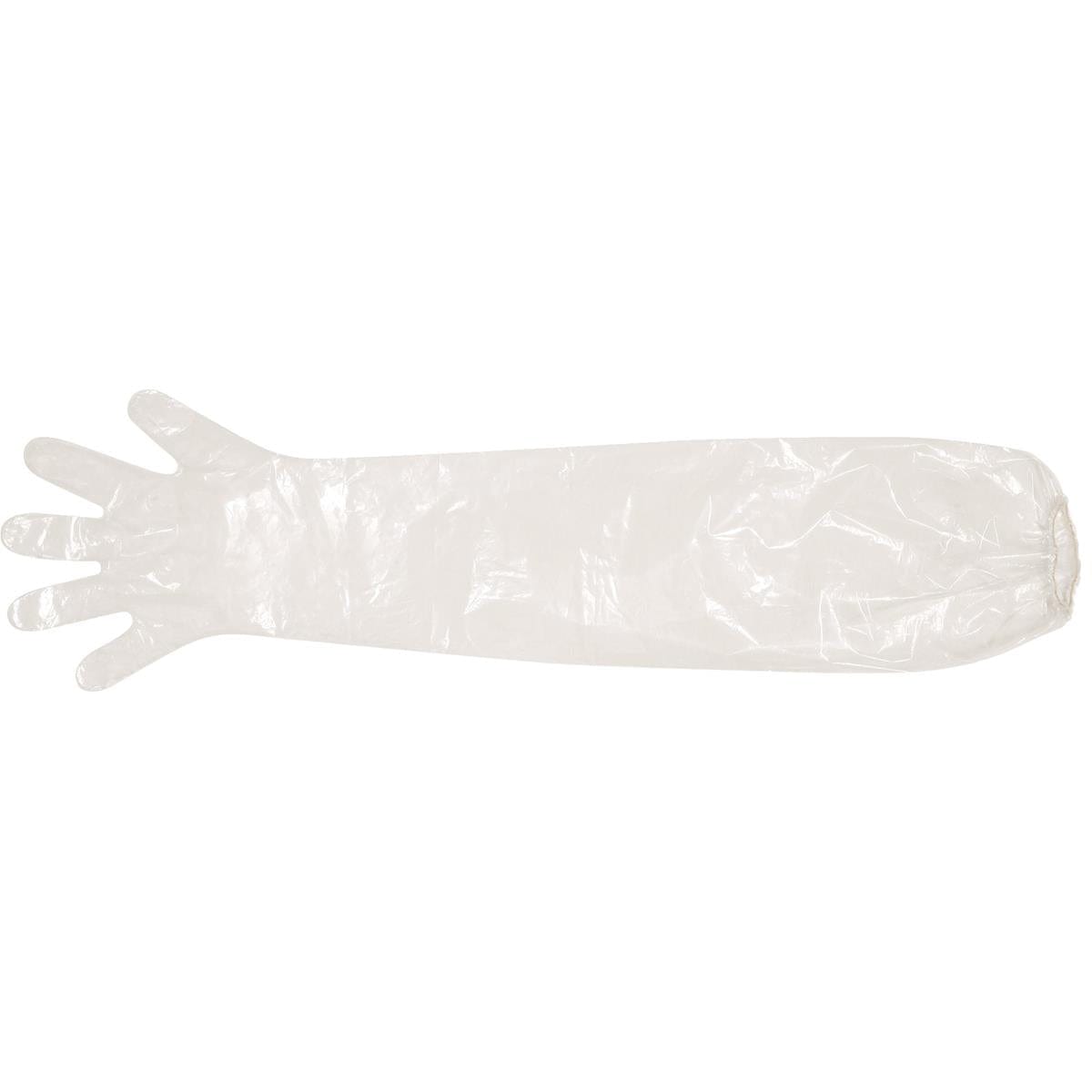BAND-A-SLEEVE® Shoulder-Length Disposable Poly Gloves, 100pk