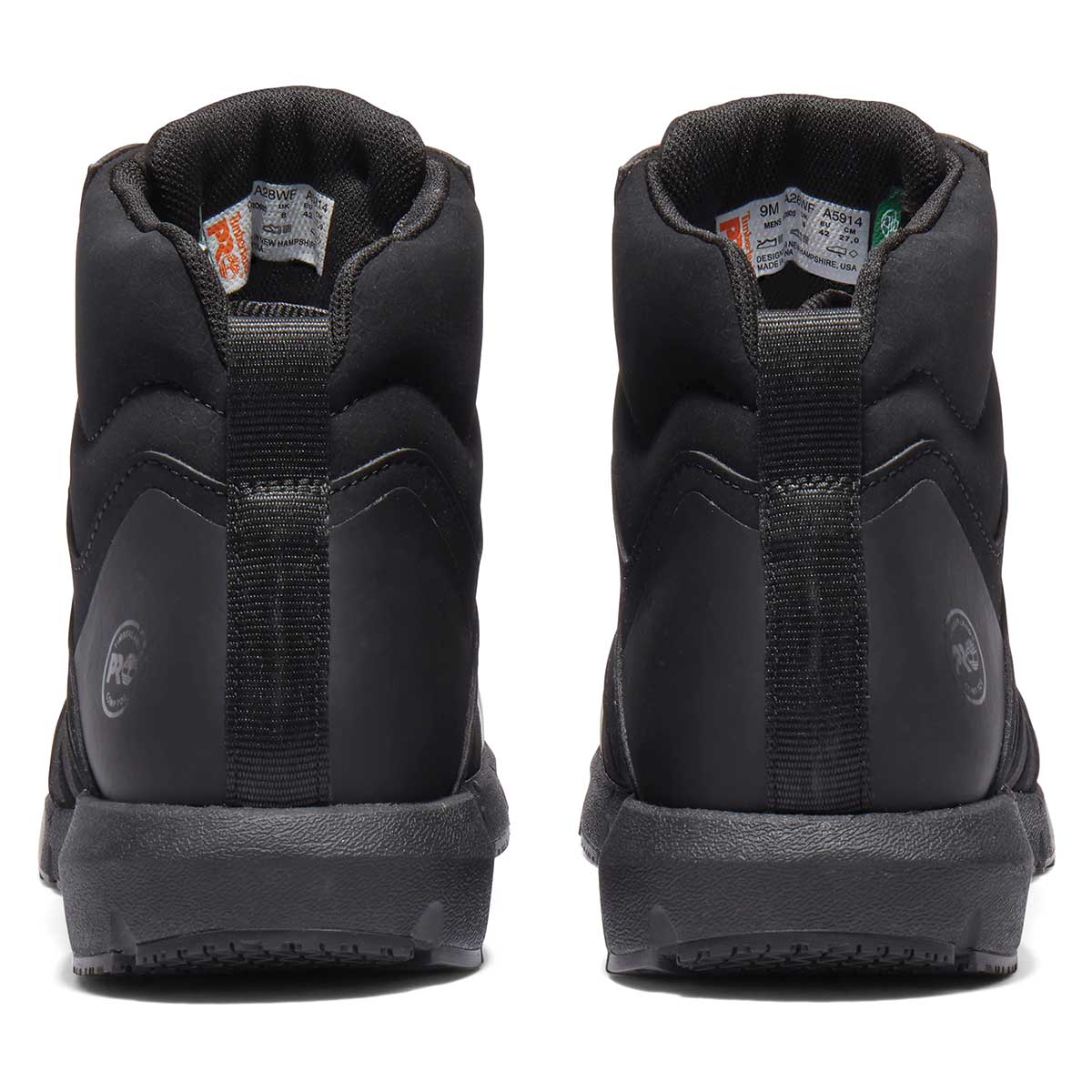 Black Timberland PRO Radius Raptek Composite Toe Boots