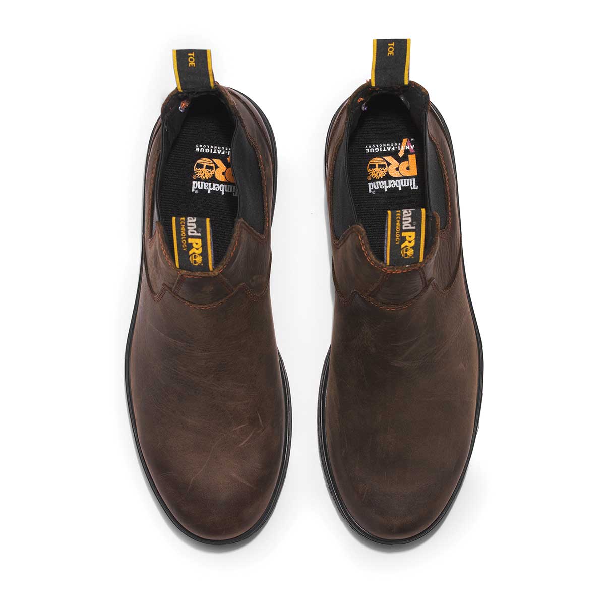 Brown Timberland PRO Nashoba Slip-on Boots