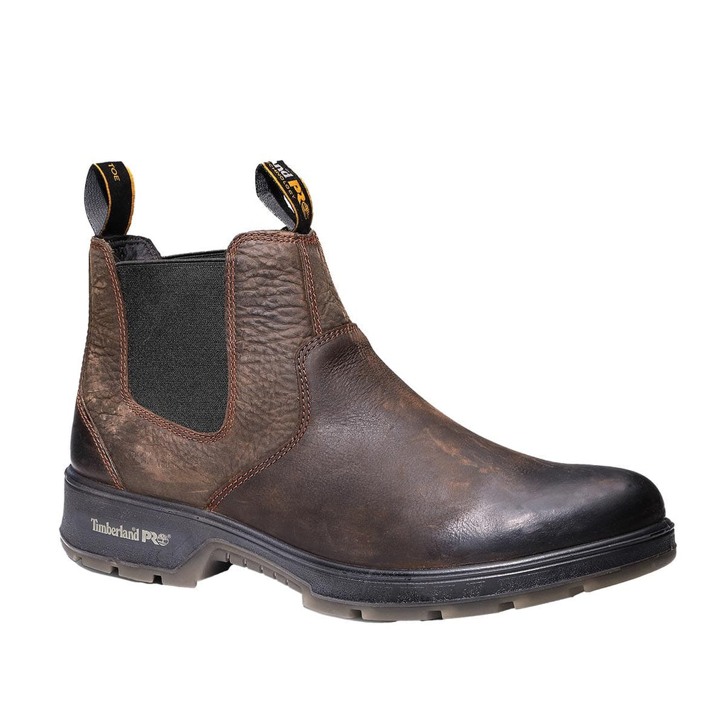 Stout Brown Timberland PRO Nashoba Slip-on Boots