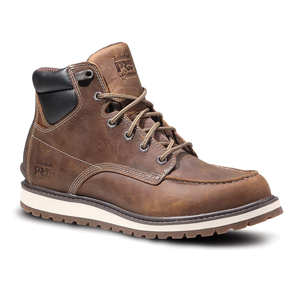 Cathay Spice Brown Timberland PRO Irvine Wedge 6" Soft Toe Boots