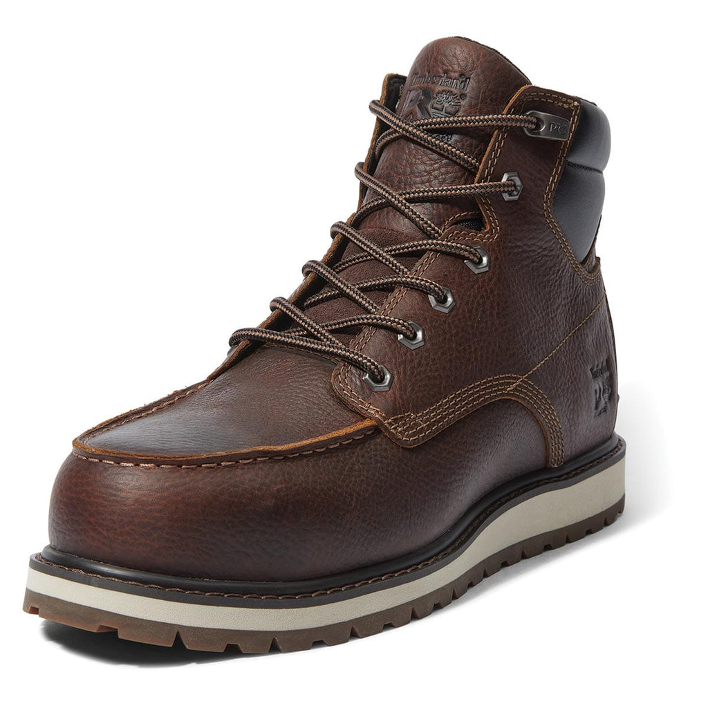 Brown Timberland PRO Irvine Wedge 6" Alloy Safety Toe Boots