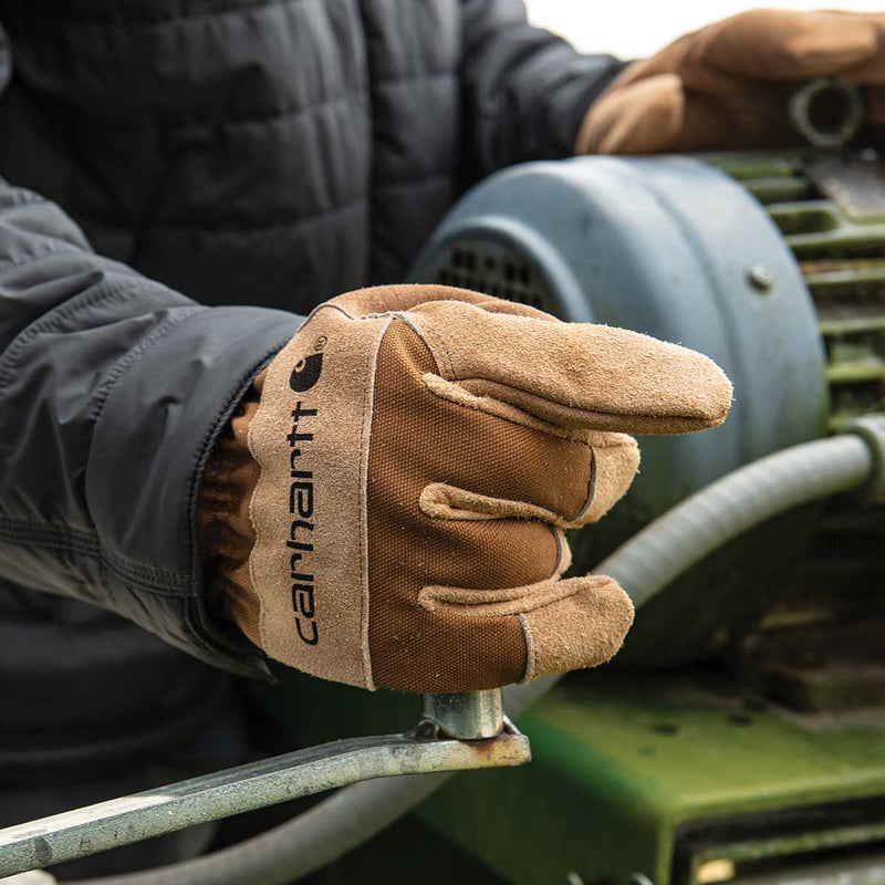 FIRM GRIP XL Pigskin Leather Mens Work Glove Waterproof Winter