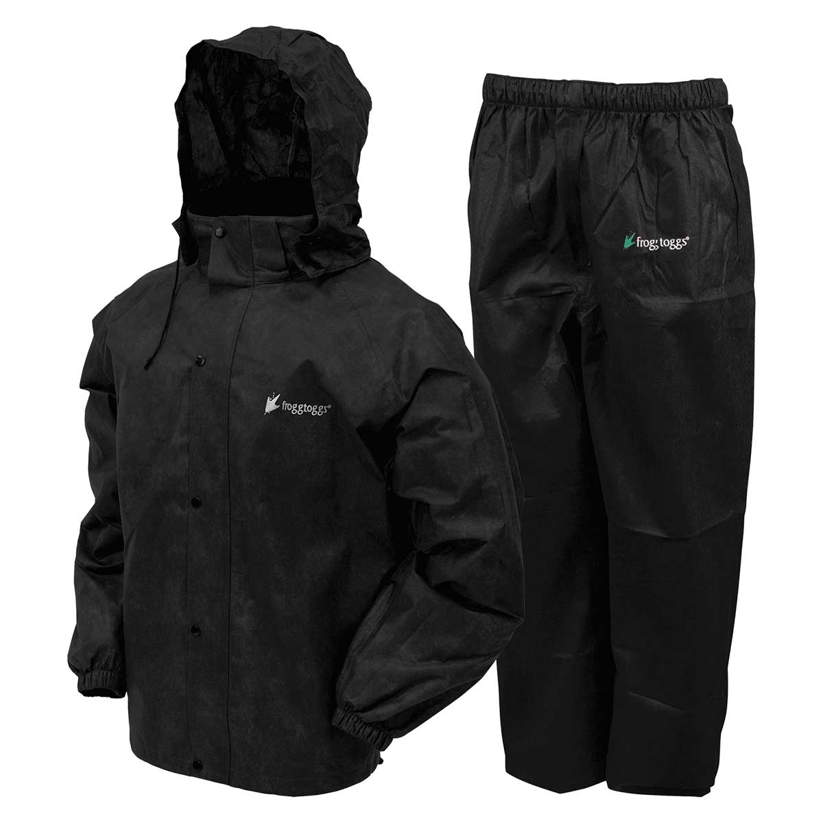 Black Frogg Toggs Classic All-Sport Rain Suit