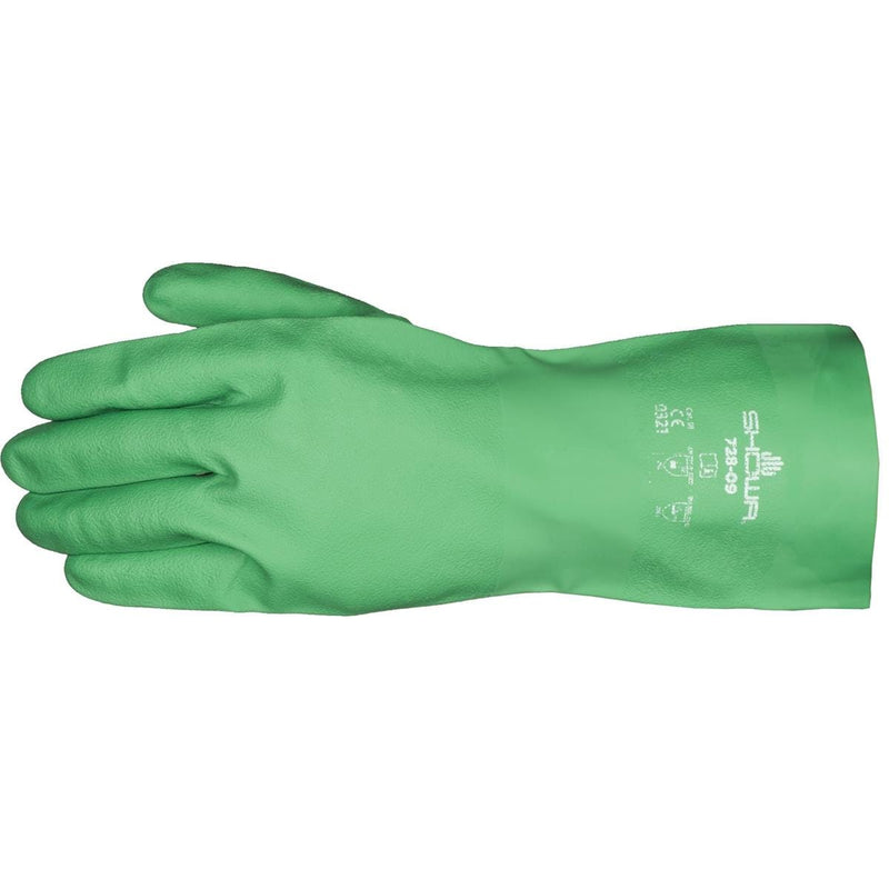 Showa 13"L, 15-mil, Biodegradable Nitrile Gloves
