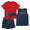 Carhartt Baby Short Sleeve, Sleeveless T-Shirt & Denim Short Set