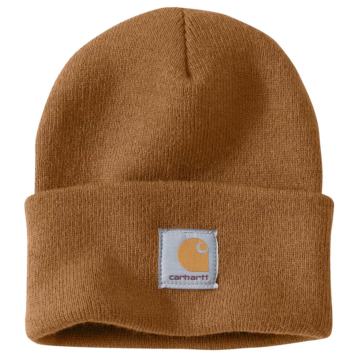 Brown Carhartt A18 Knit Cuffed Beanie