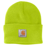 Lime Carhartt A18 Knit Cuffed Beanie