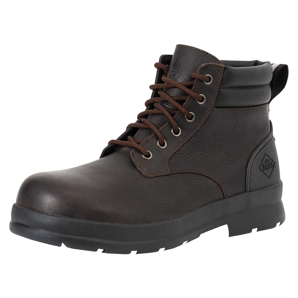 Black Coffee Muck Boot Co. Chore Farm 6" Lace Up