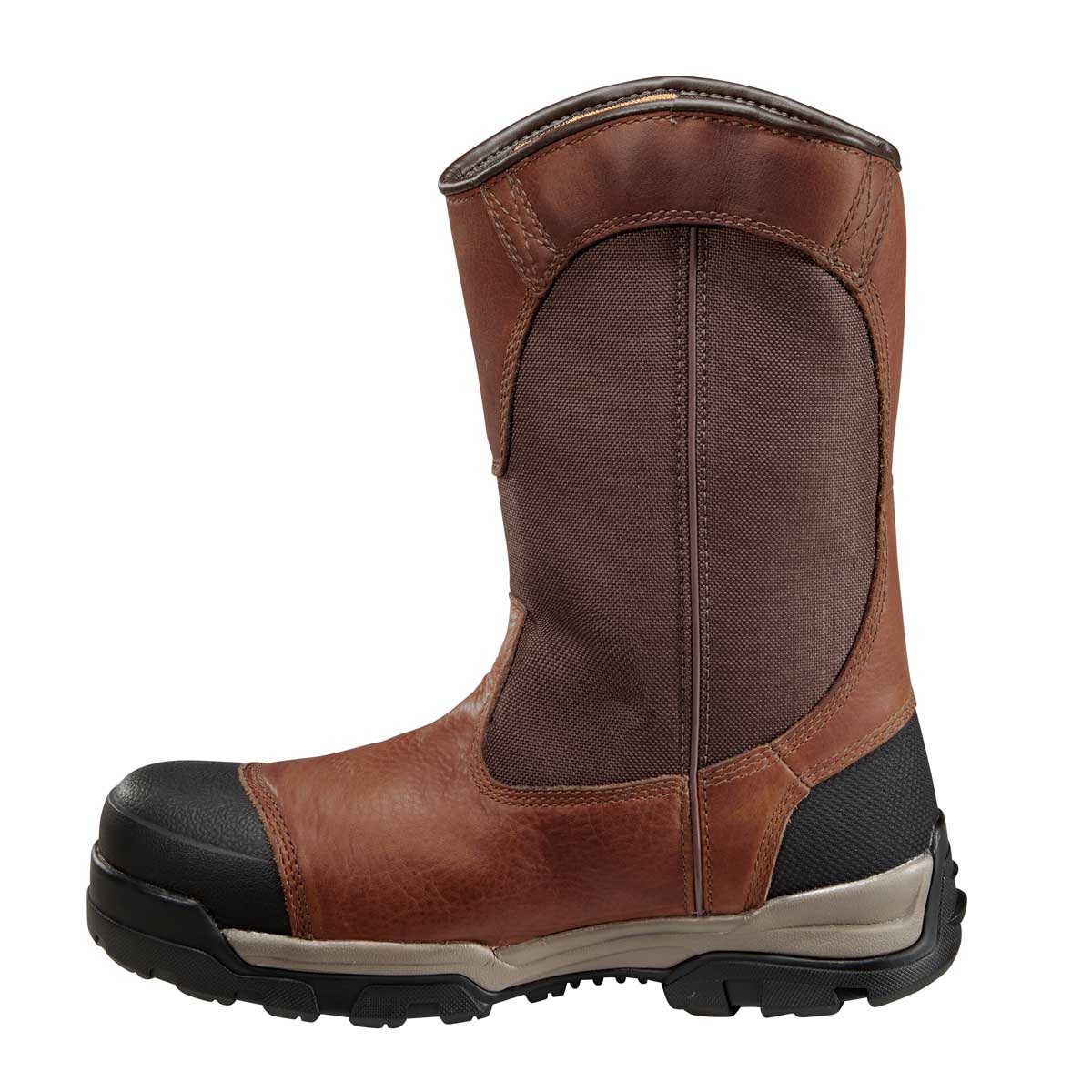 View of the inside of Carhartt Men's Ground Force 10" Composite Toe Wellington Boots