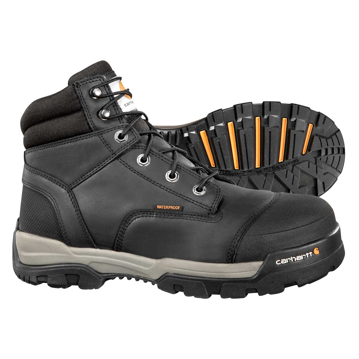 Carhartt Men's Ground Force 6" Composite Toe Work Boots - Black