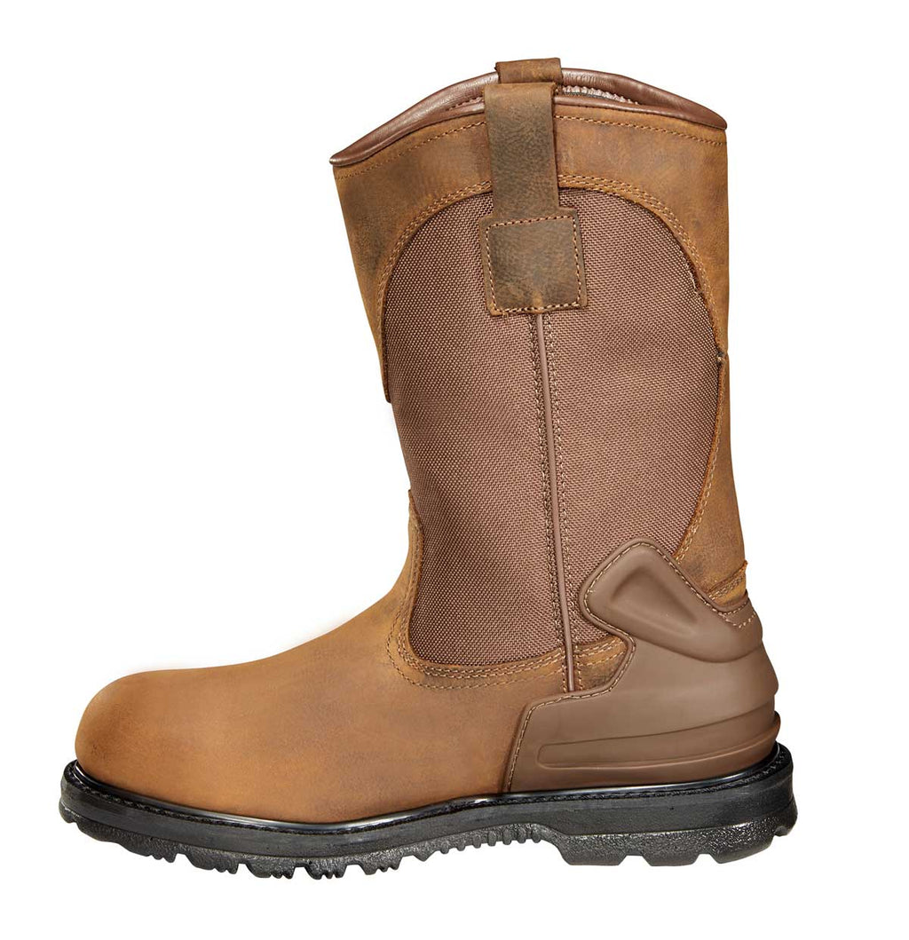 View of the inside of Carhartt Men's 11"H Steel Toe Wellington Boots